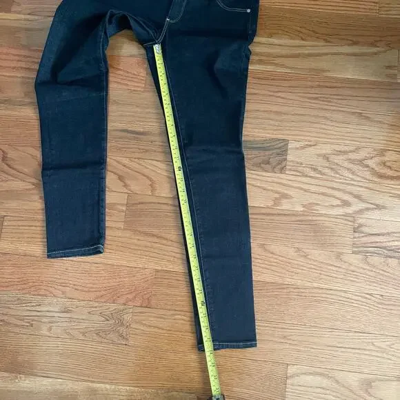 AG Adriano Goldschmied Womens 27R Legging Jeans Dark Wash Super Skinny Ankle - Picture 9 of 10